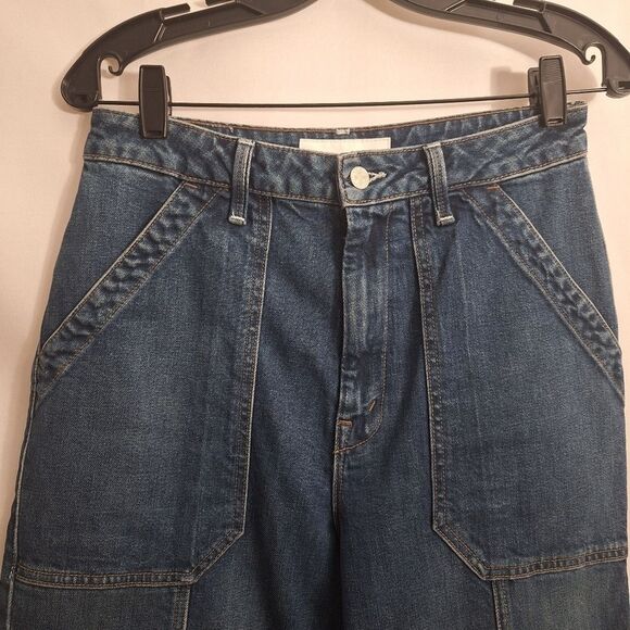 Mother Superior Womens The Private Zip Pocket Ankle Jean Mile High Preppy 27 - Picture 3 of 14